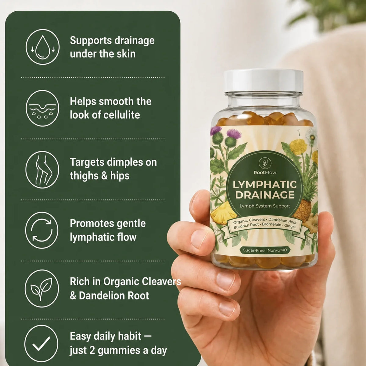 Lymphatic Drainage Gummy Cellulite